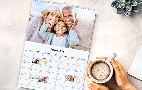 Calendrier Photo Mural