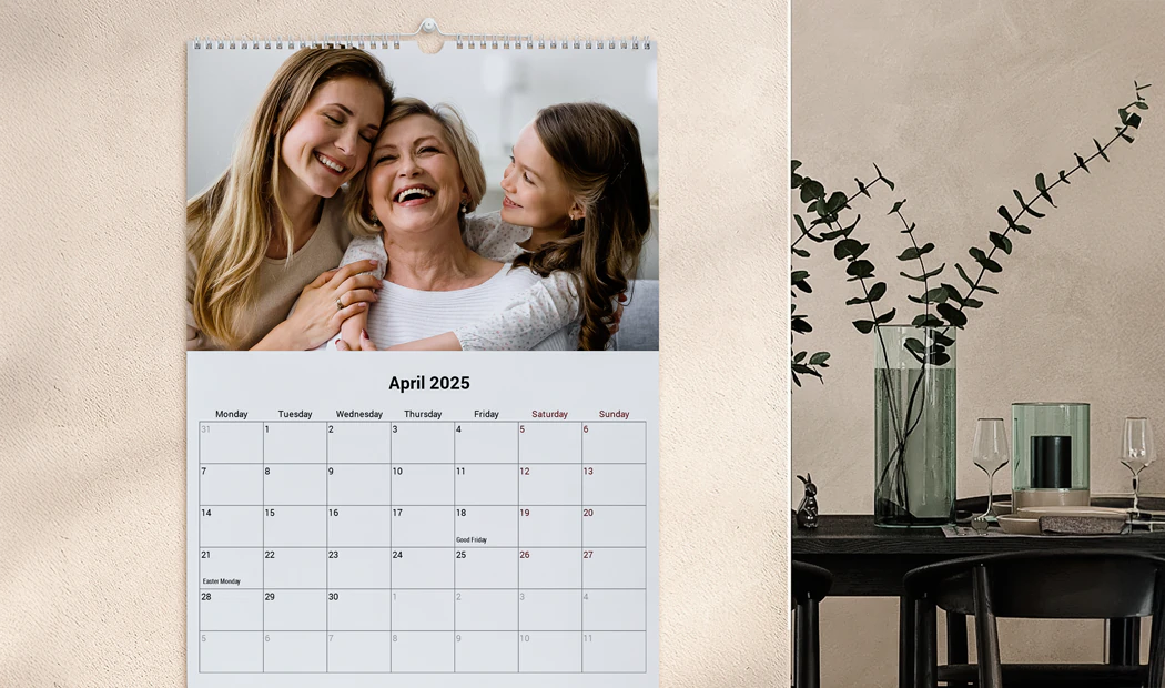 Calendrier Photo Mural