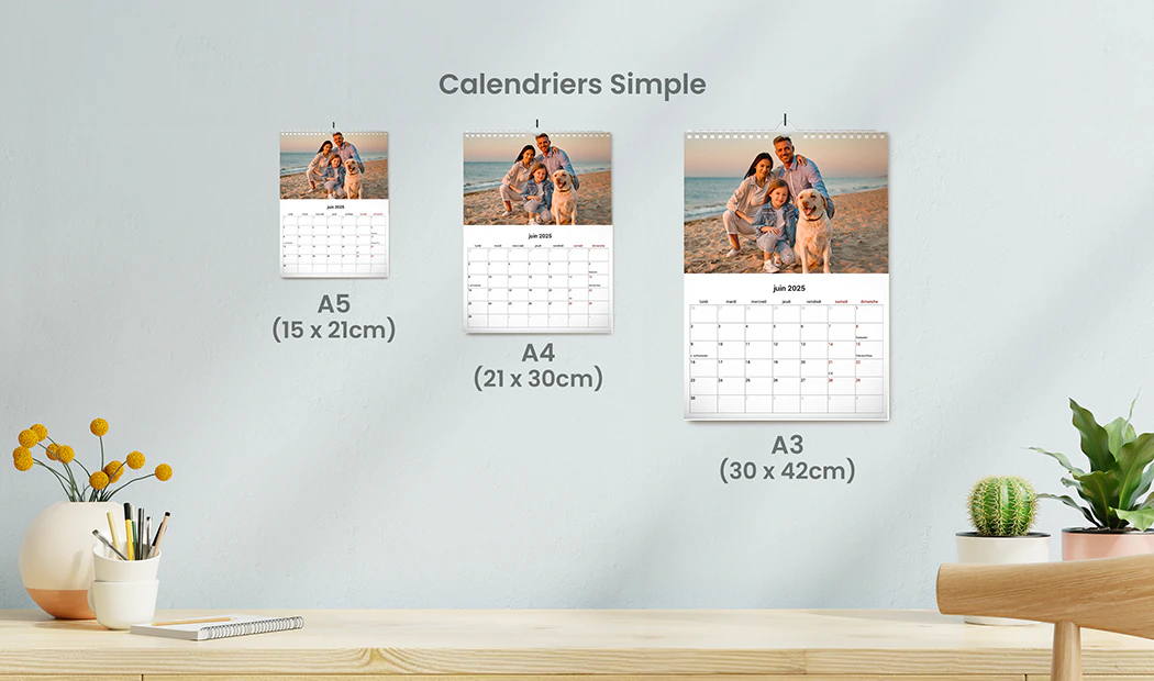 Calendrier photo muraux