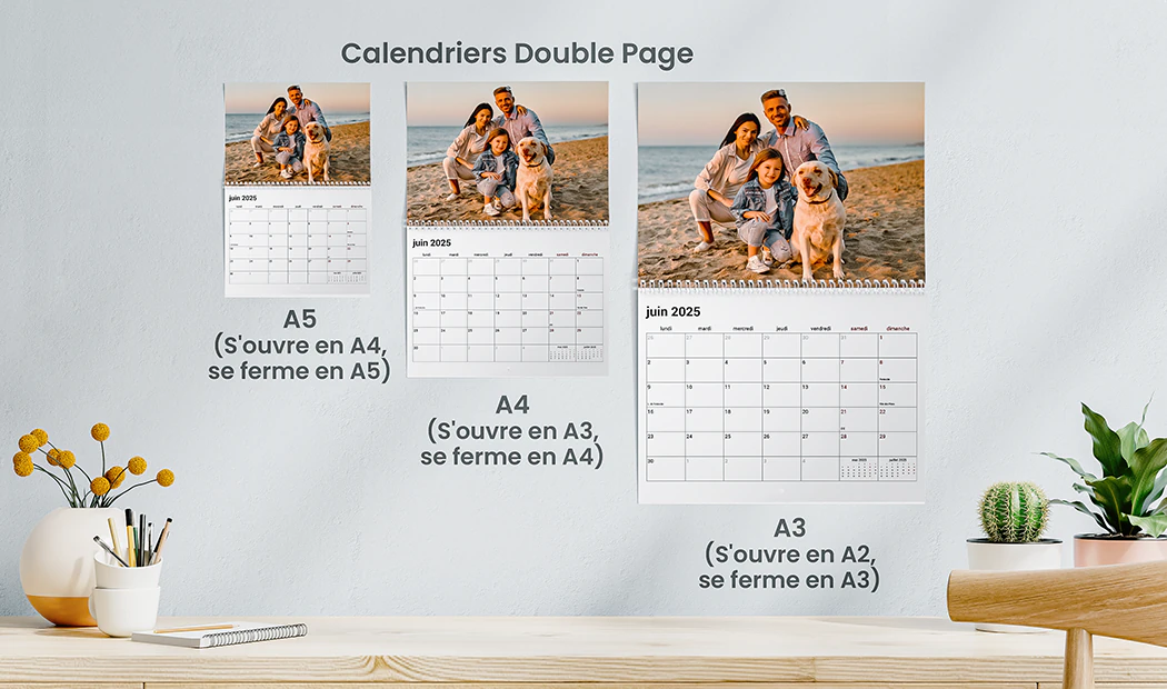 Calendrier photo muraux